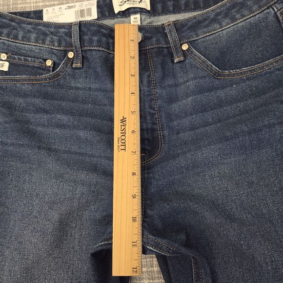 Seven7 90's Straight Jean Women’s 10 Devine (Med Wash) High Waist NWT - Picture 7 of 12